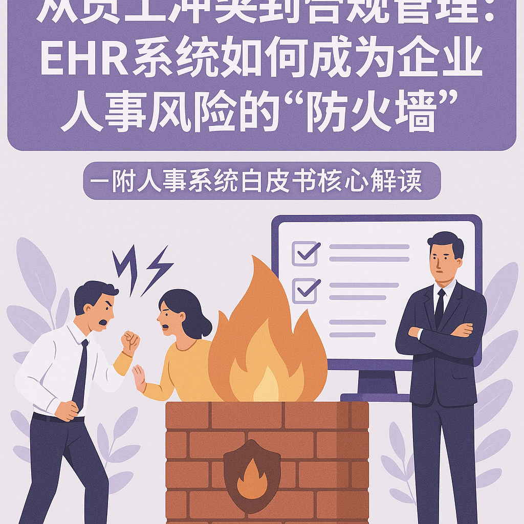 从员工冲突到合规管理：EHR系统如何成为企业人事风险的“防火墙”——附人事系统白皮书核心解读