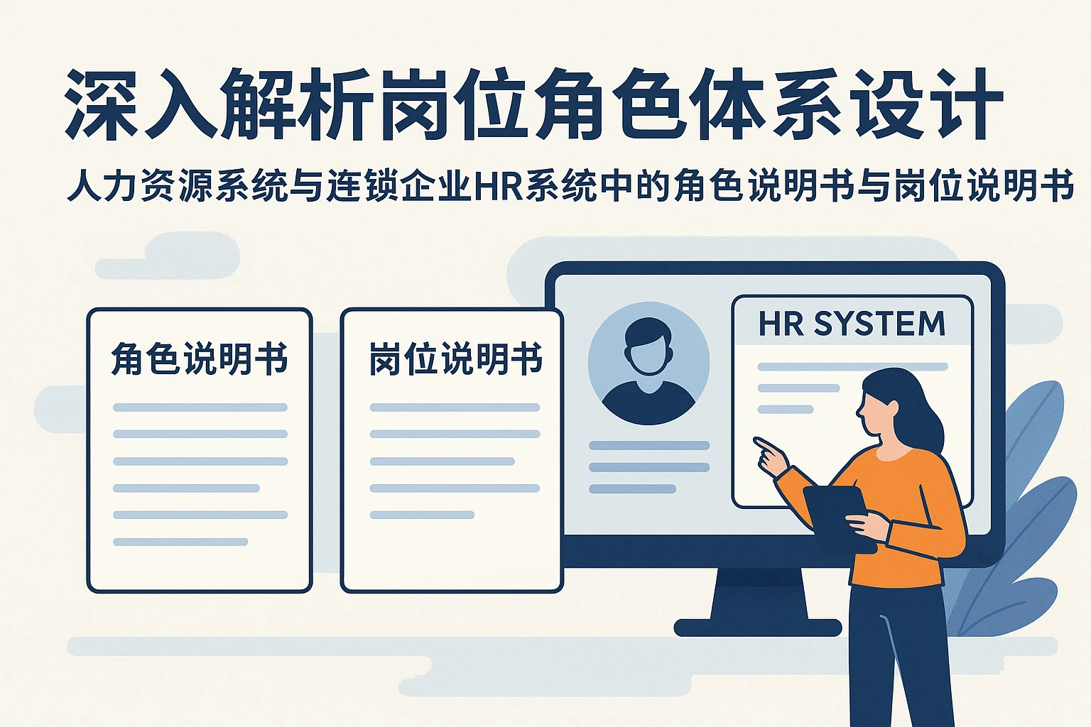 深入解析岗位角色体系设计：人力资源系统与连锁企业HR系统中的角色说明书与岗位说明书