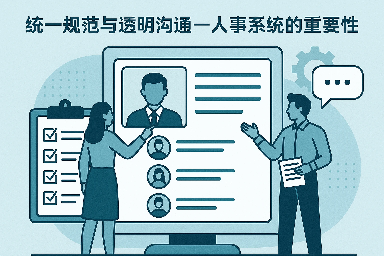 统一规范与透明沟通——人事系统的重要性
