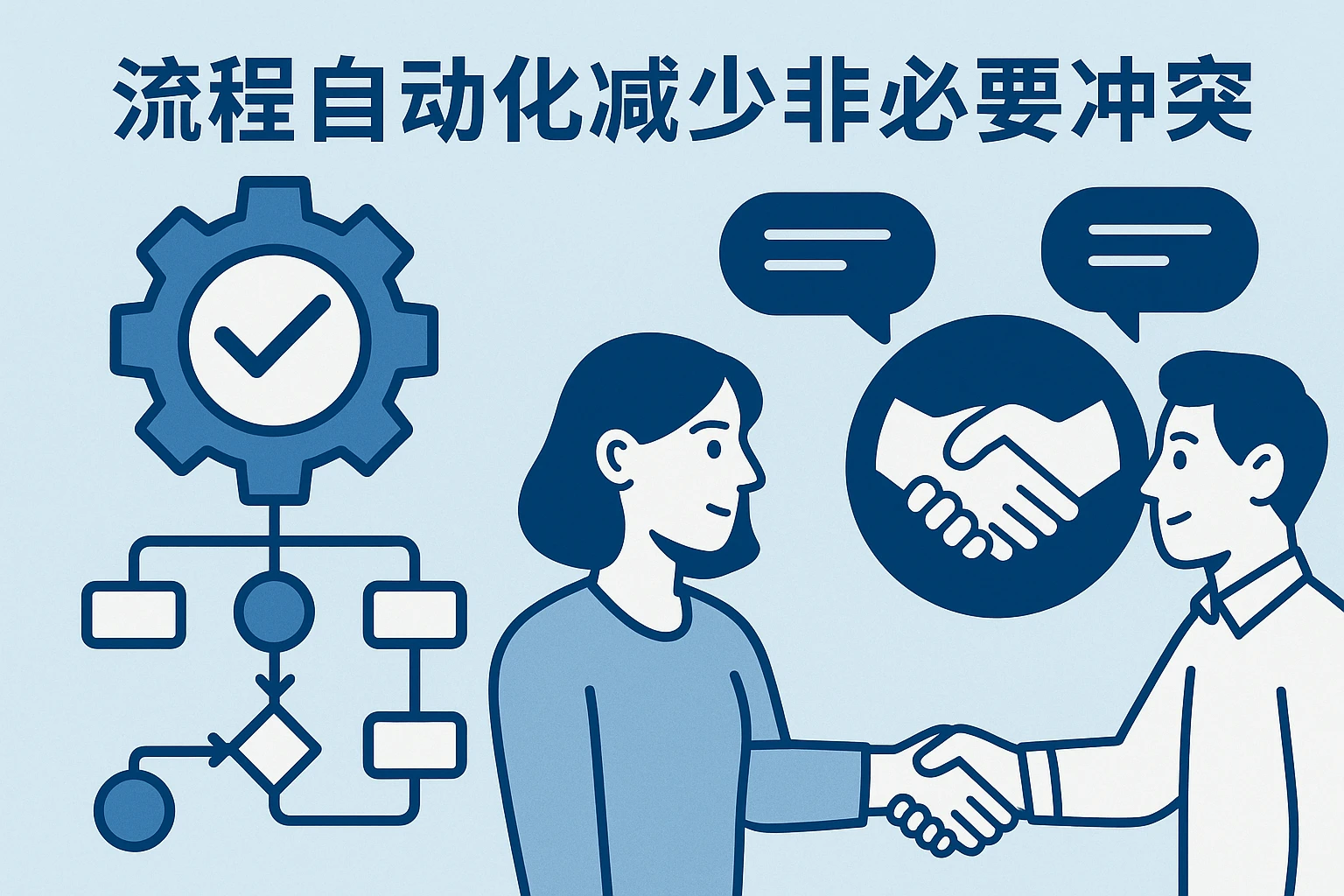 流程自动化减少非必要冲突