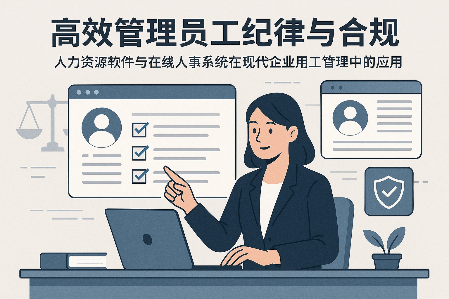 高效管理员工纪律与合规：人力资源软件与在线人事系统在现代企业用工管理中的应用