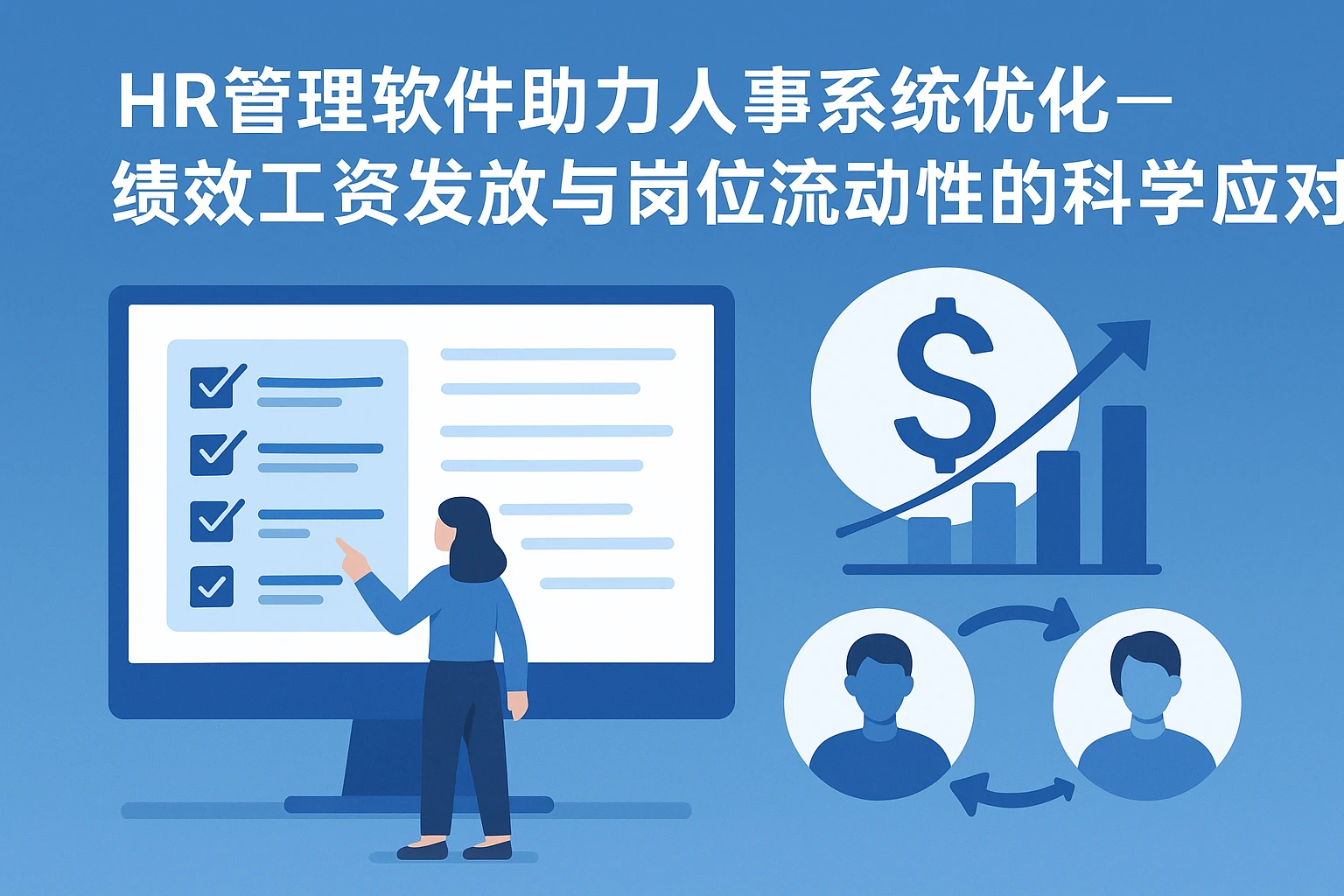 HR管理软件助力人事系统优化—绩效工资发放与岗位流动性的科学应对