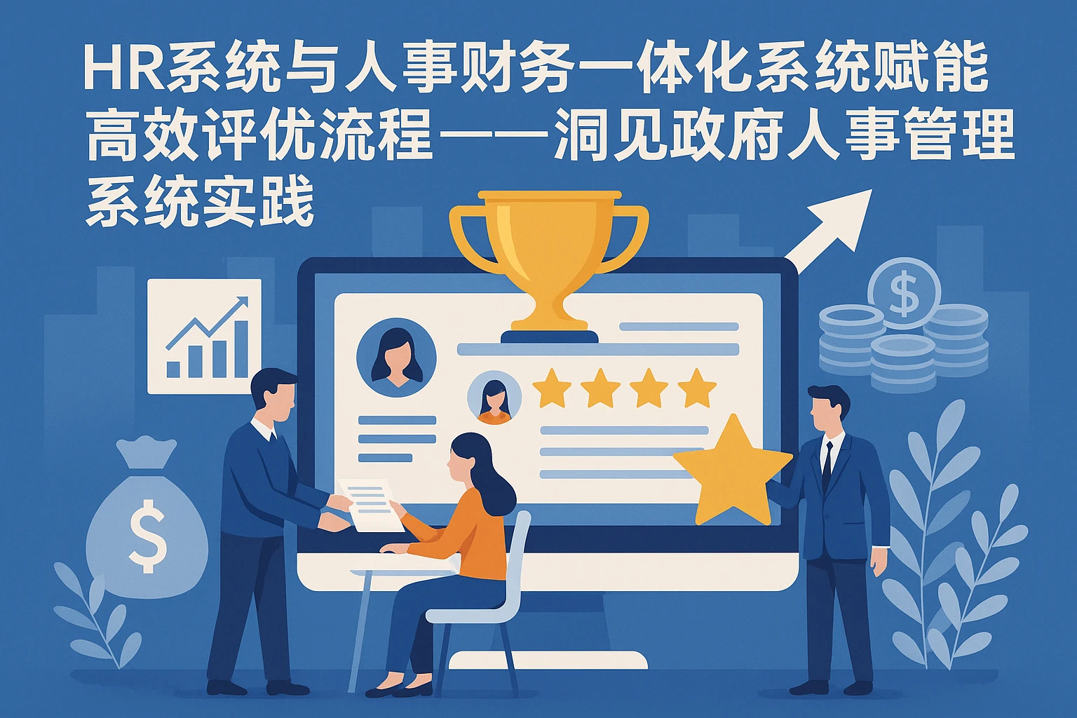 HR系统与人事财务一体化系统赋能高效评优流程——洞见政府人事管理系统实践