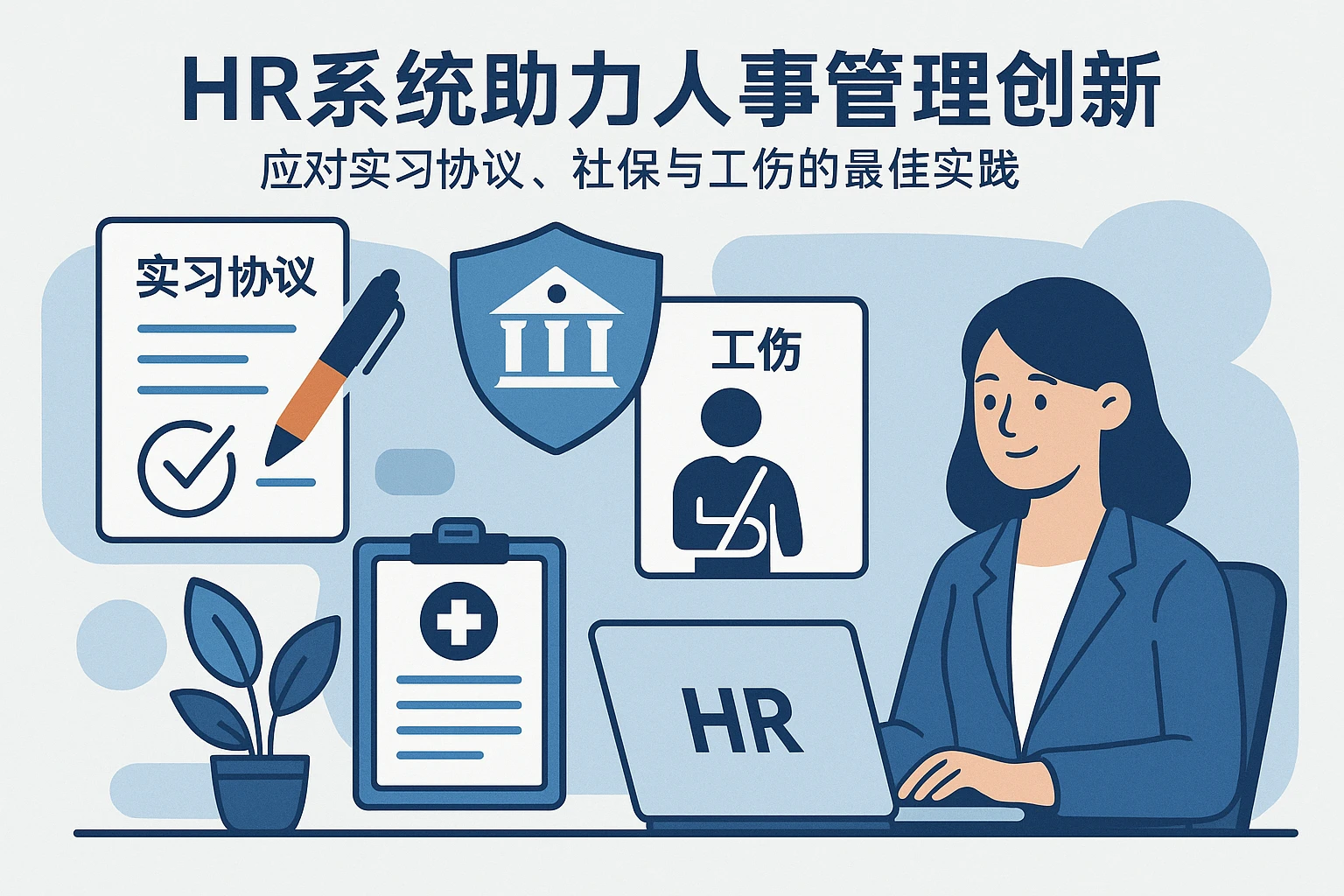 HR系统助力人事管理创新：应对实习协议、社保与工伤的最佳实践