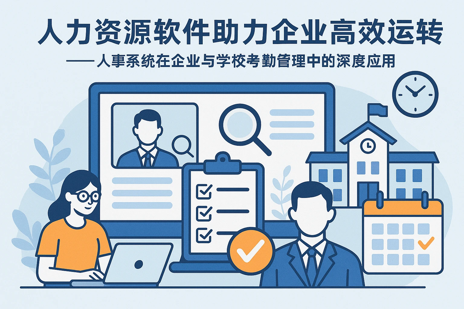 人力资源软件助力企业高效运转——人事系统在企业与学校考勤管理中的深度应用