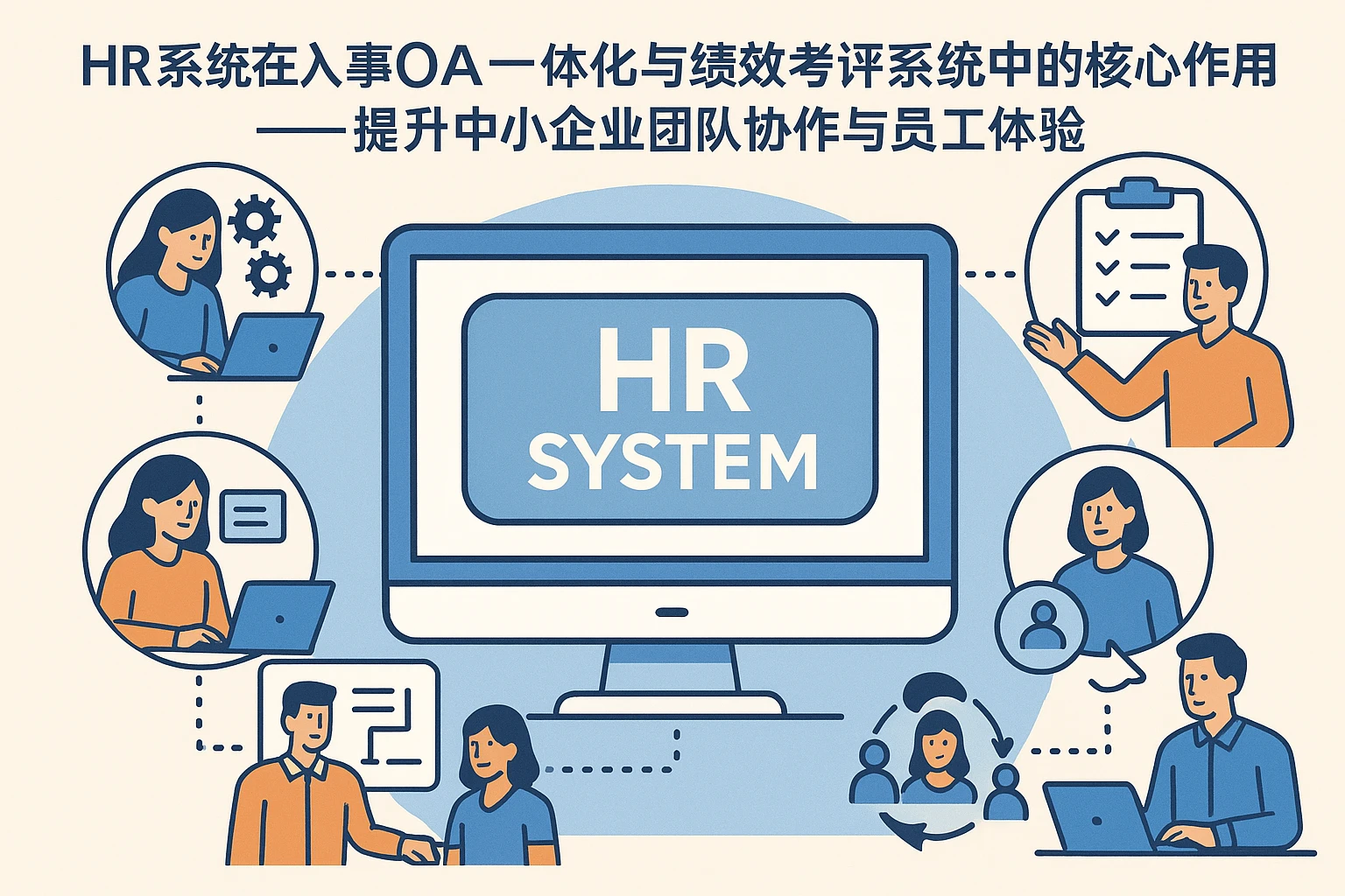 HR系统在人事OA一体化与绩效考评系统中的核心作用——提升中小企业团队协作与员工体验