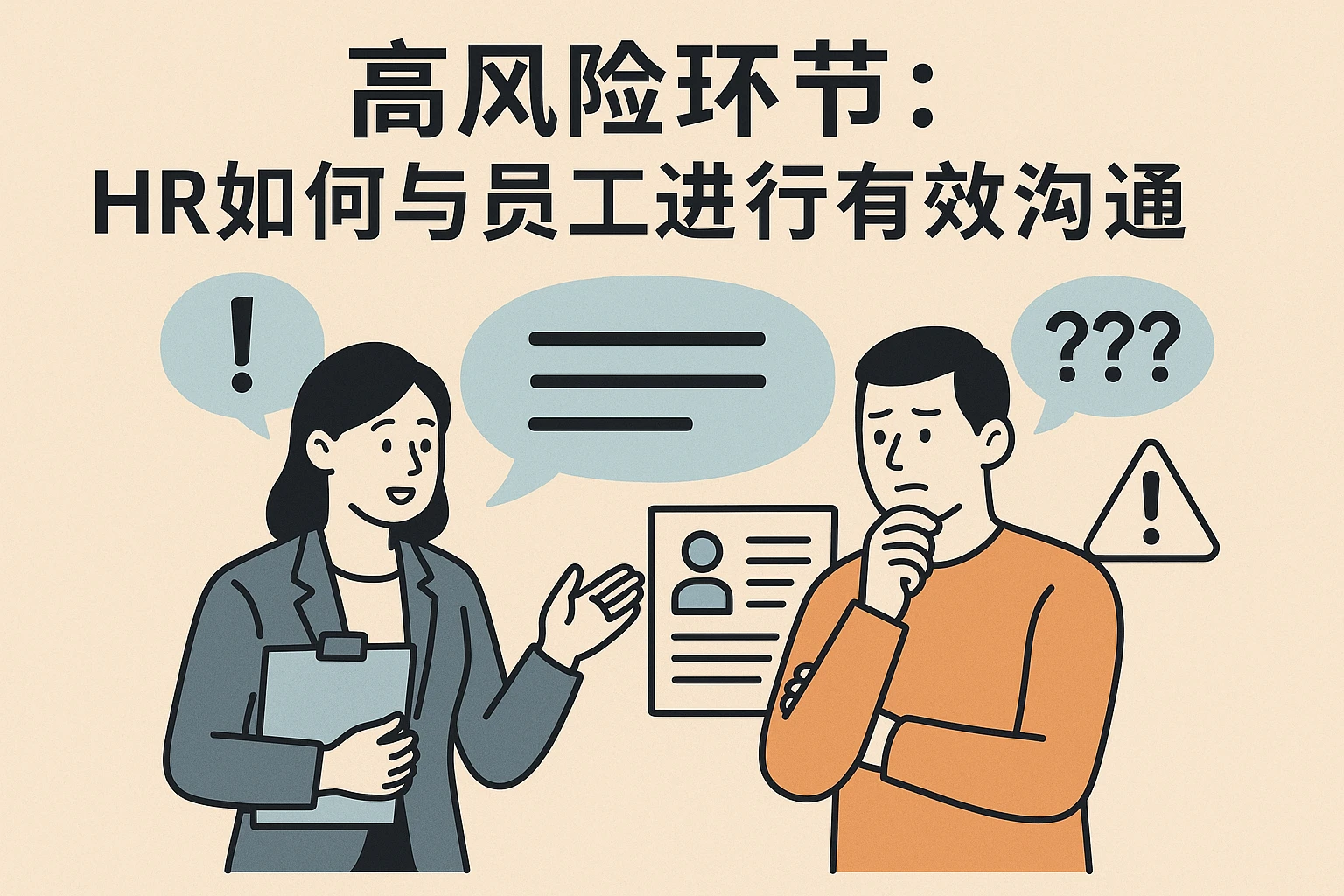 高风险环节：HR如何与员工进行有效沟通