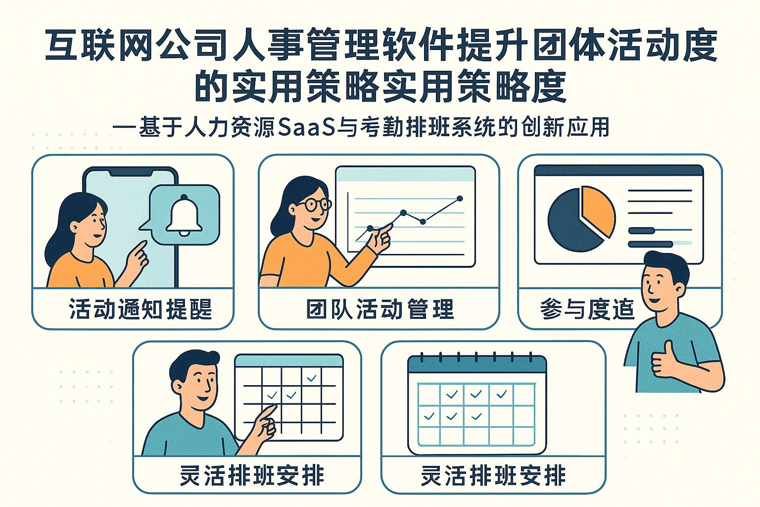 互联网公司人事管理软件提升团体活动参与度的实用策略——基于人力资源SaaS与考勤排班系统的创新应用