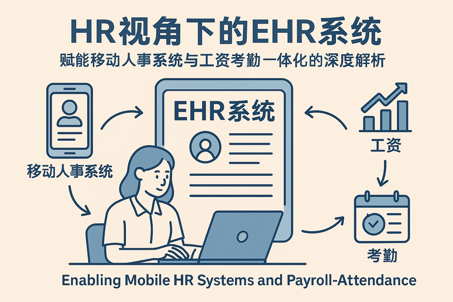HR视角下的EHR系统：赋能移动人事系统与工资考勤一体化的深度解析