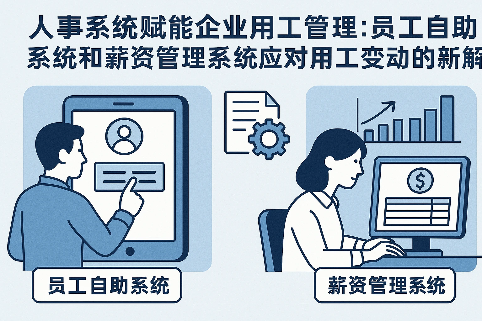 人事系统赋能企业用工管理：员工自助系统和薪资管理系统应对用工变动的新解法