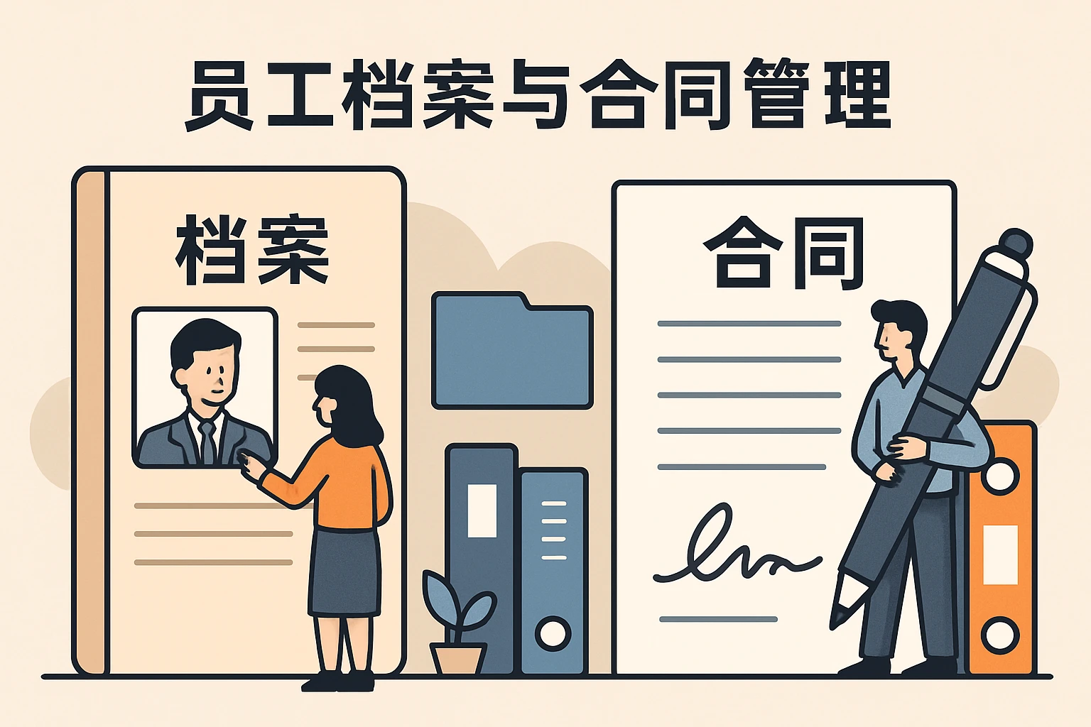 员工档案与合同管理