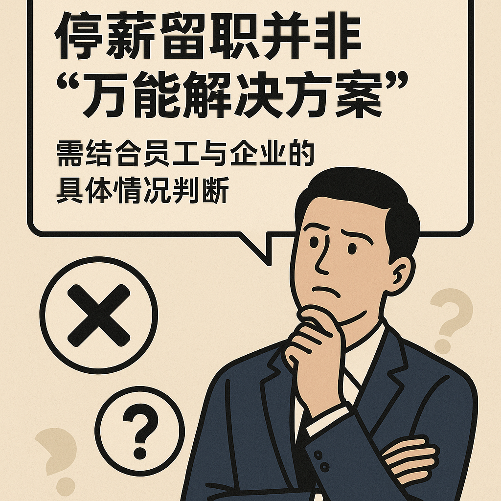 停薪留职并非“万能解决方案”,需结合员工与企业的具体情况判断: