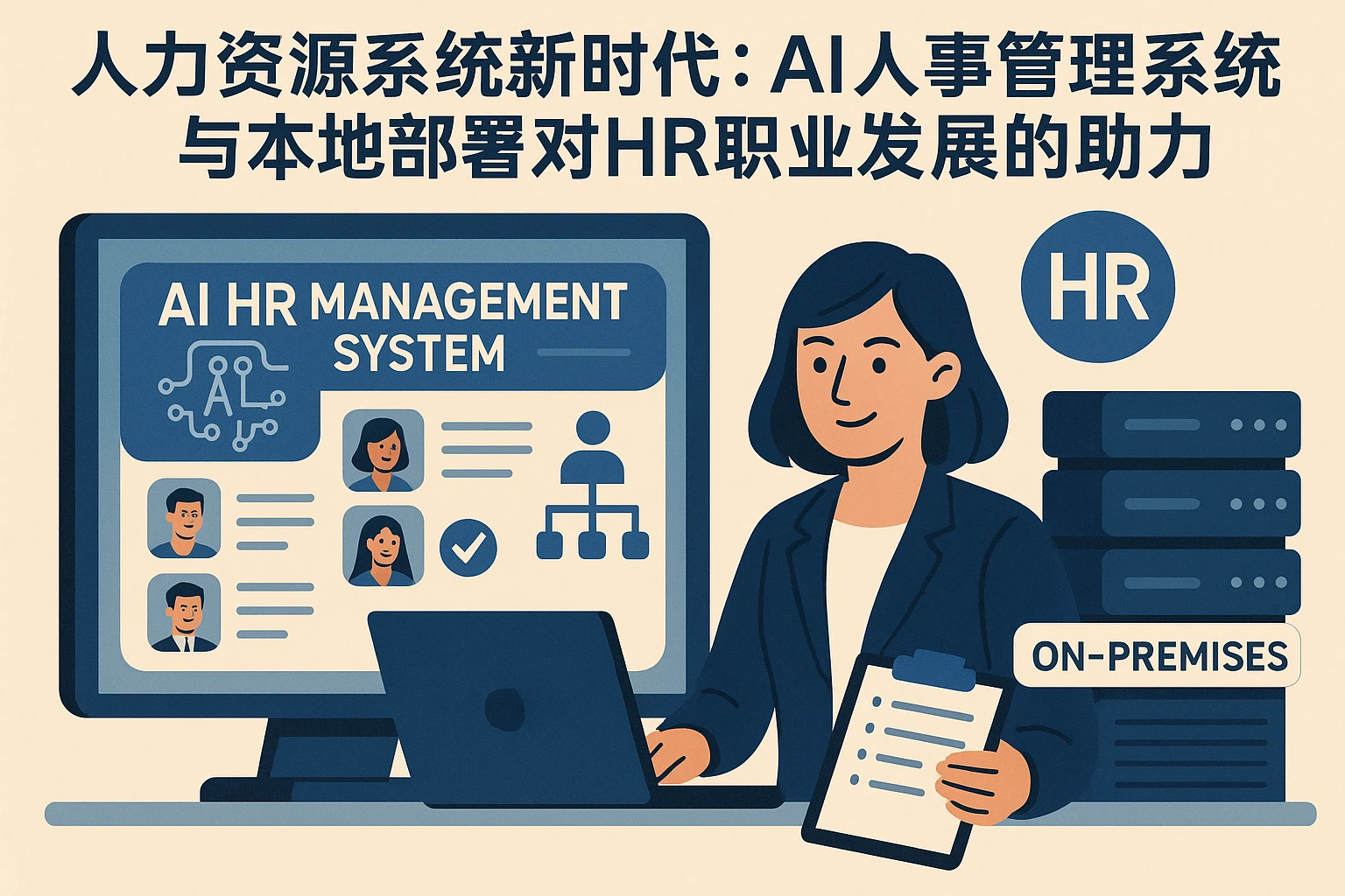 人力资源系统新时代：AI人事管理系统与本地部署对HR职业发展的助力