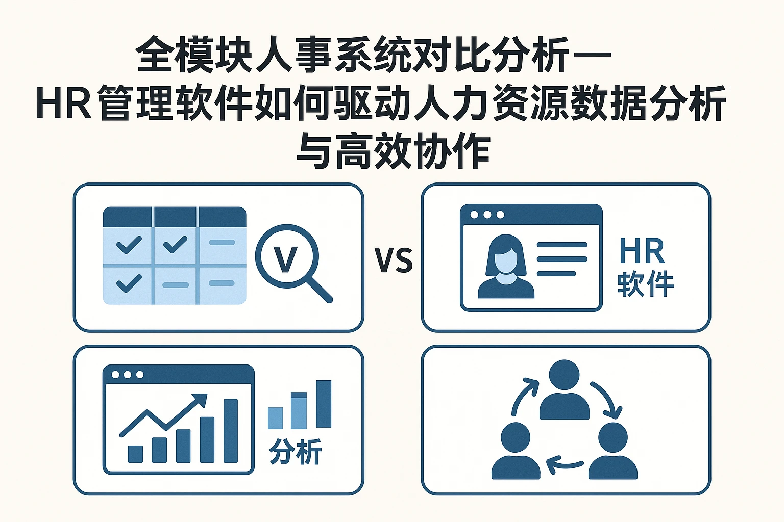 全模块人事系统对比分析——HR管理软件如何驱动人力资源数据分析与高效协作