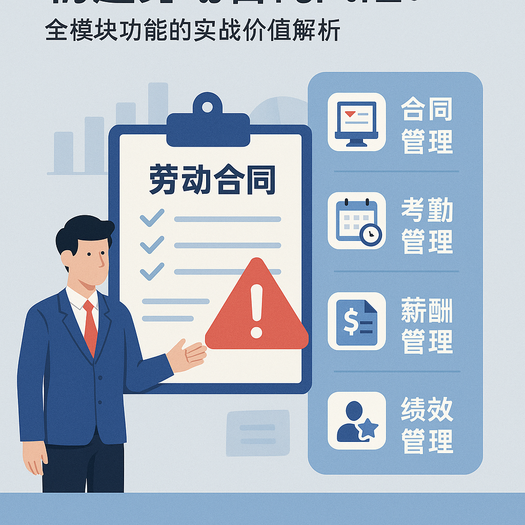 人力资源系统如何助力企业规避劳动合同风险？全模块功能的实战价值解析