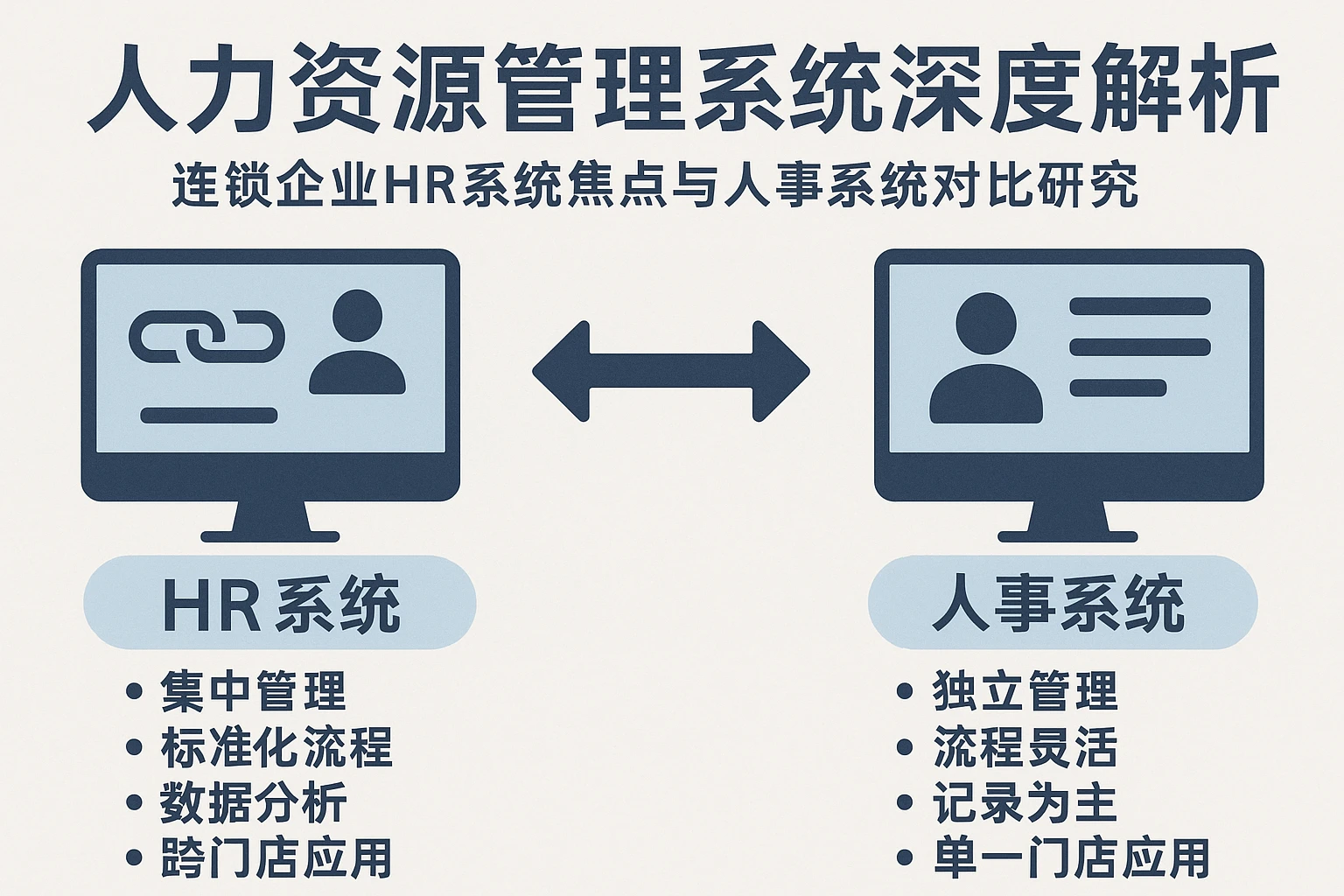 人力资源管理系统深度解析:连锁企业HR系统焦点与人事系统对比研究