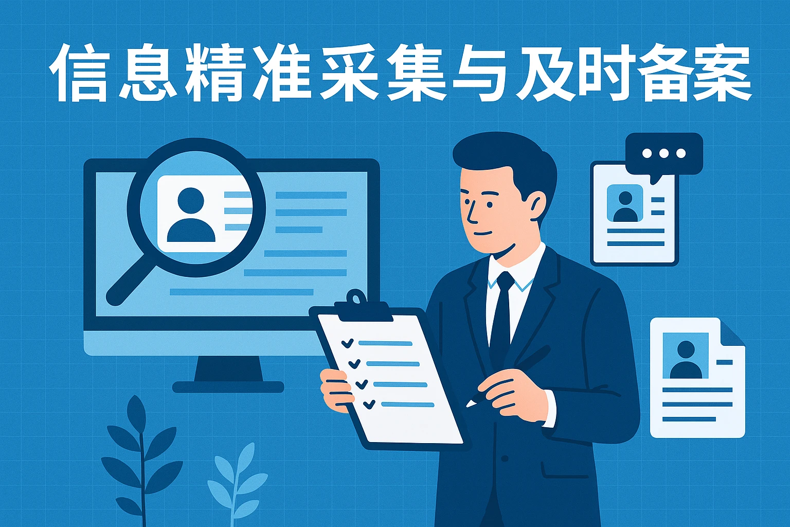 信息精准采集与及时备案