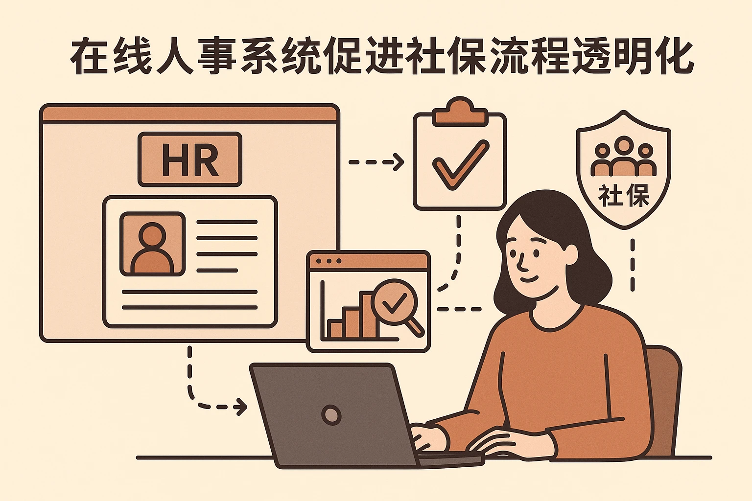 在线人事系统促进社保流程透明化