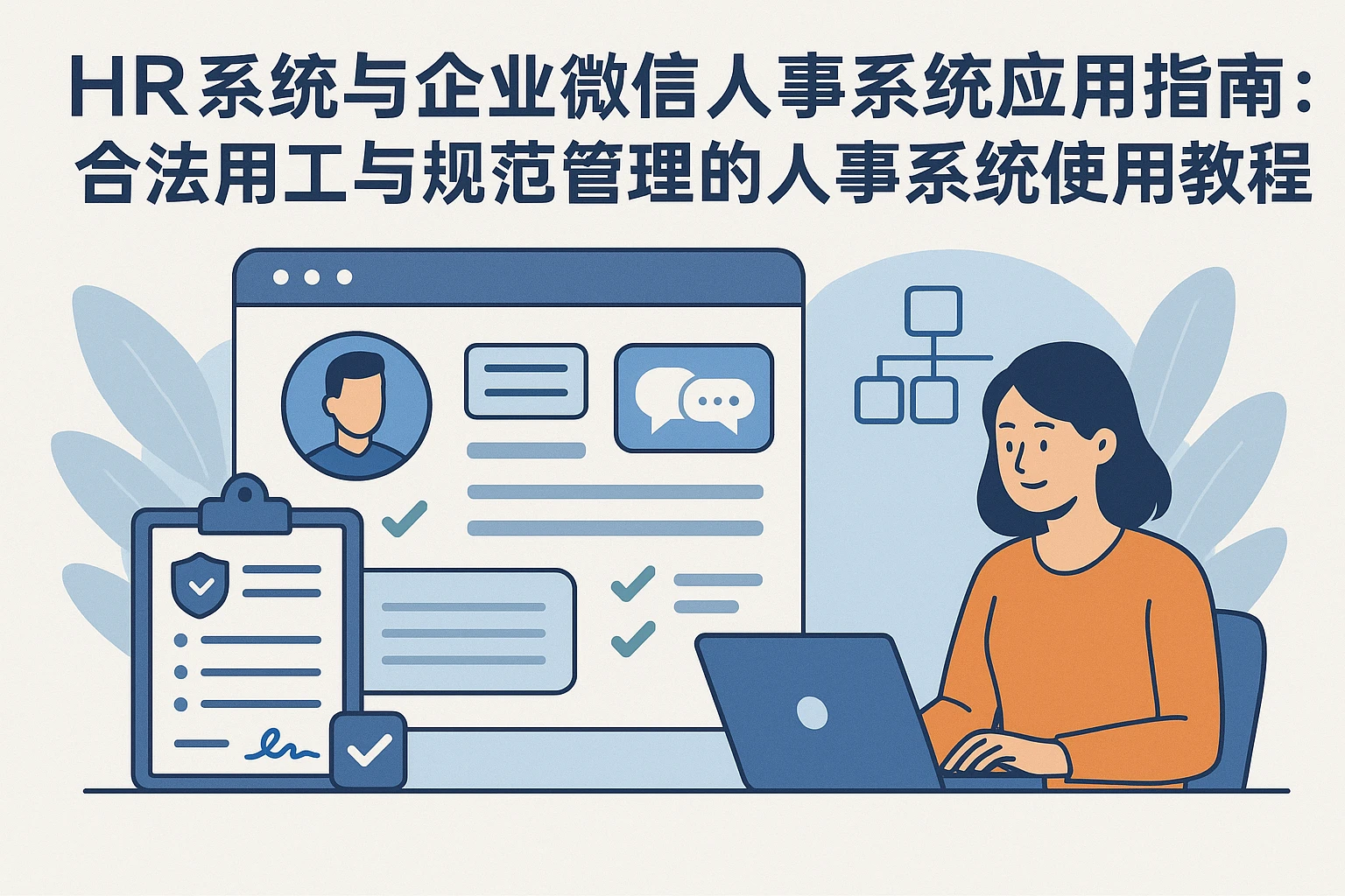 HR系统与企业微信人事系统应用指南：合法用工与规范管理的人事系统使用教程