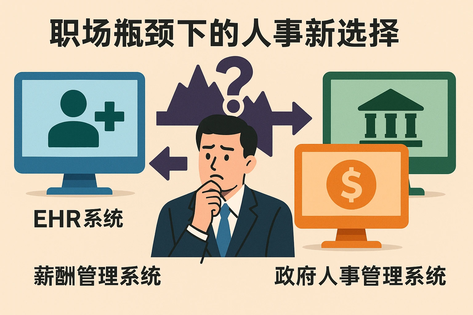 EHR系统、薪酬管理系统与政府人事管理系统：职场瓶颈下的人事新选择