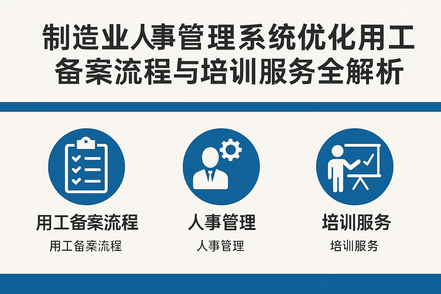 制造业人事管理系统优化用工备案流程与培训服务全解析