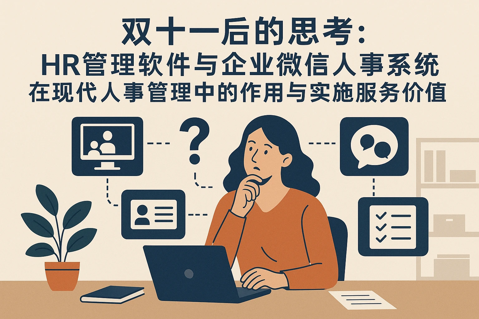 双十一后的思考：HR管理软件与企业微信人事系统在现代人事管理中的作用与实施服务价值