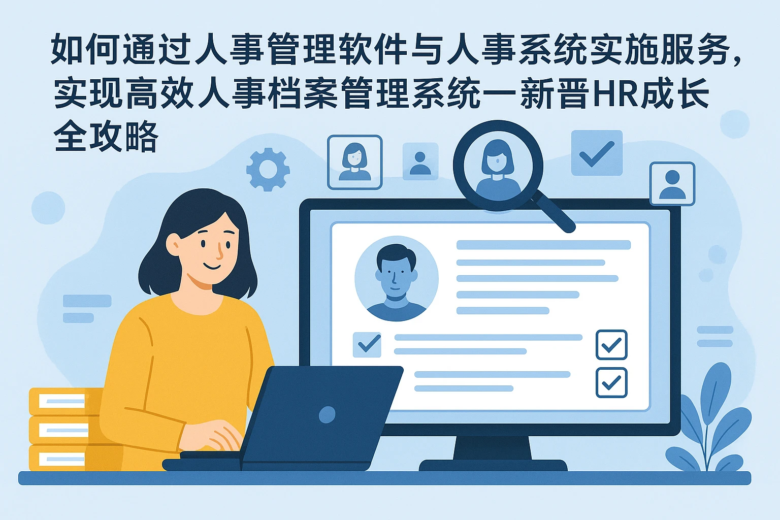如何通过人事管理软件与人事系统实施服务，实现高效人事档案管理系统——新晋HR成长全攻略