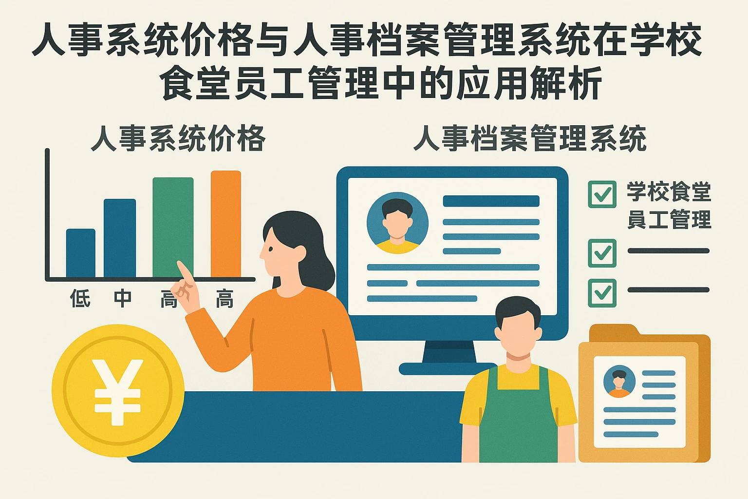 人事系统价格与人事档案管理系统在学校食堂员工管理中的应用解析