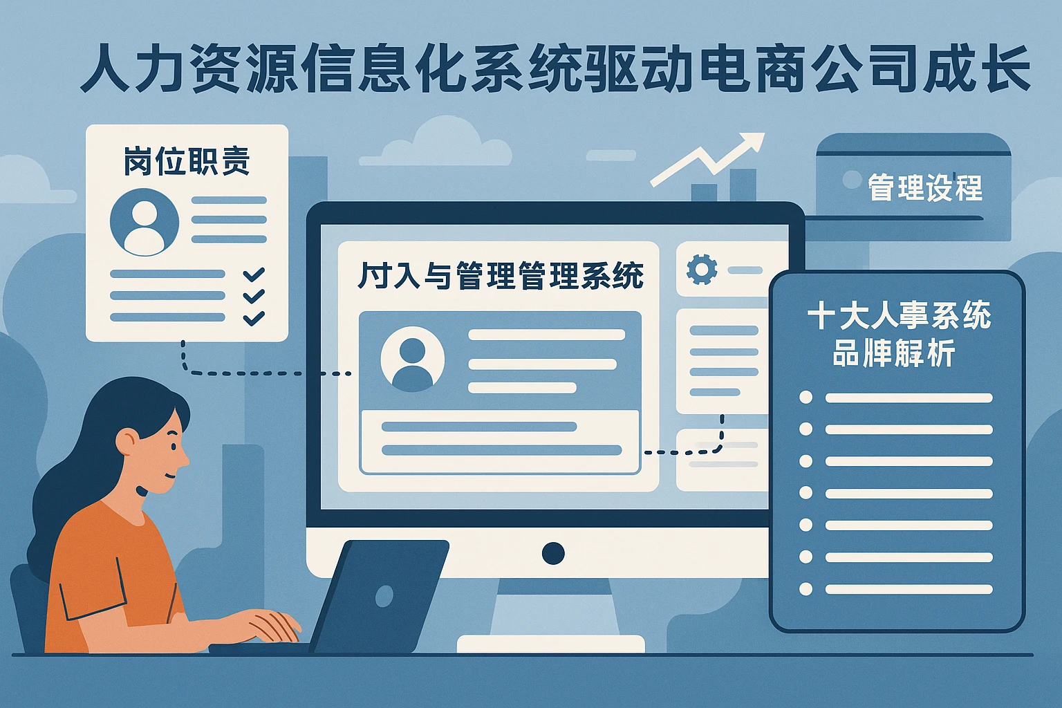 人力资源信息化系统驱动电商公司成长：从岗位职责到劳动合同管理系统的应用与十大人事系统品牌解析