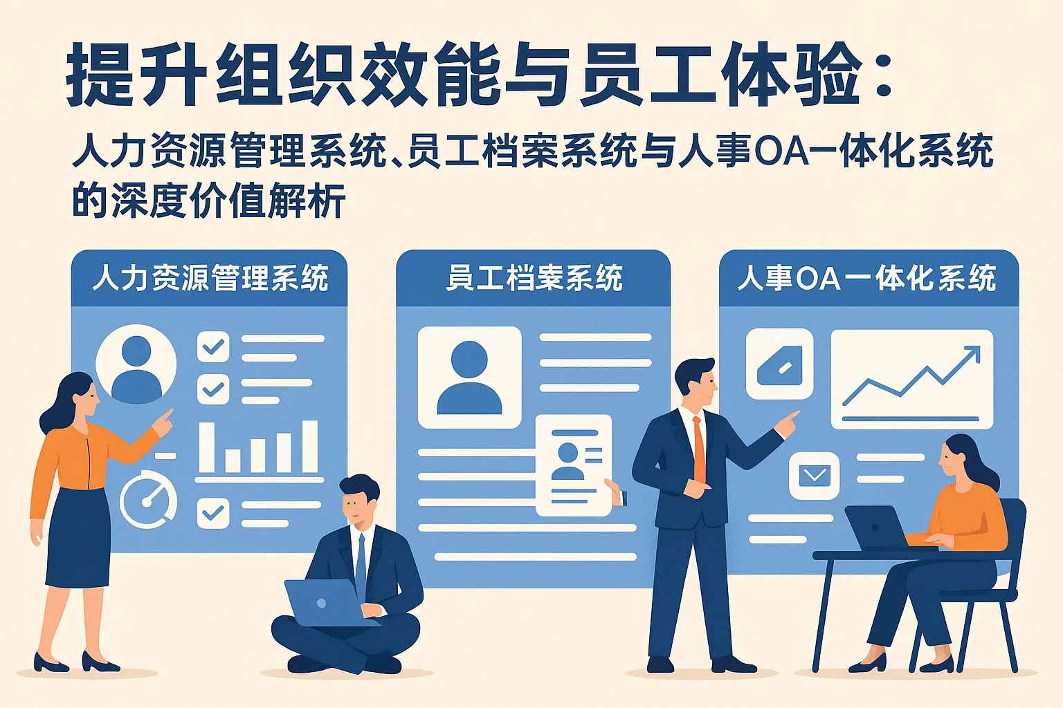提升组织效能与员工体验：人力资源管理系统、员工档案系统与人事OA一体化系统的深度价值解析