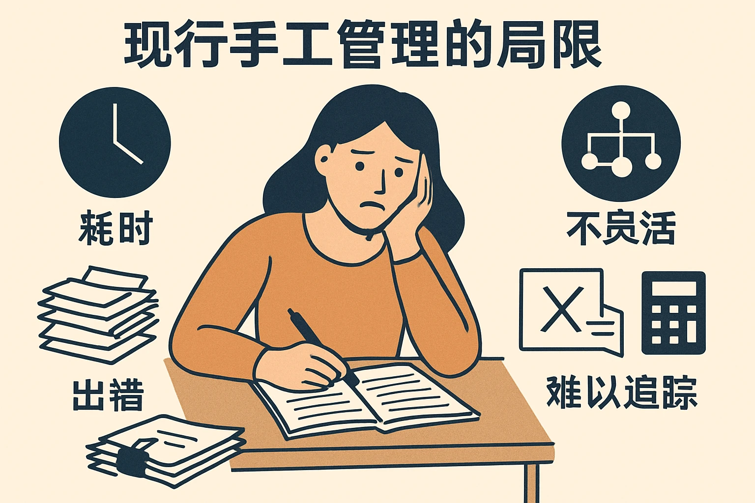 现行手工管理的局限