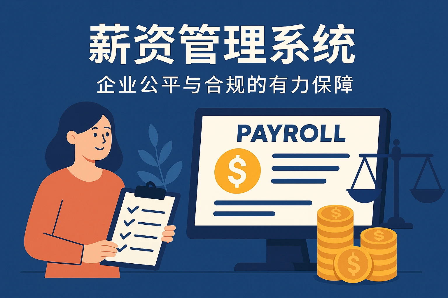 薪资管理系统:企业公平与合规的有力保障