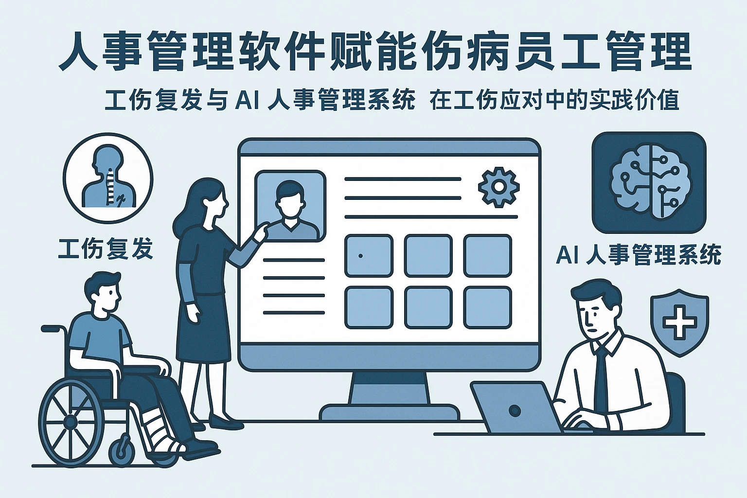 人事管理软件赋能伤病员工管理：工伤复发与AI人事管理系统在工伤应对中的实践价值