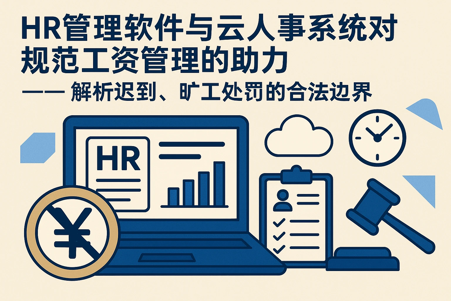 HR管理软件与云人事系统对规范工资管理的助力 —— 解析迟到、旷工处罚的合法边界