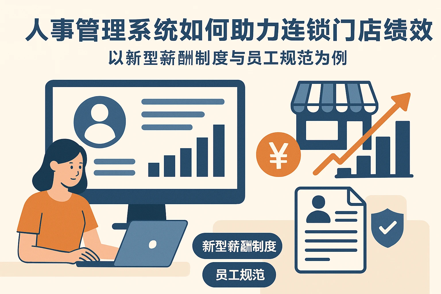 人事管理系统如何助力连锁门店绩效与合规：以新型薪酬制度与员工规范为例