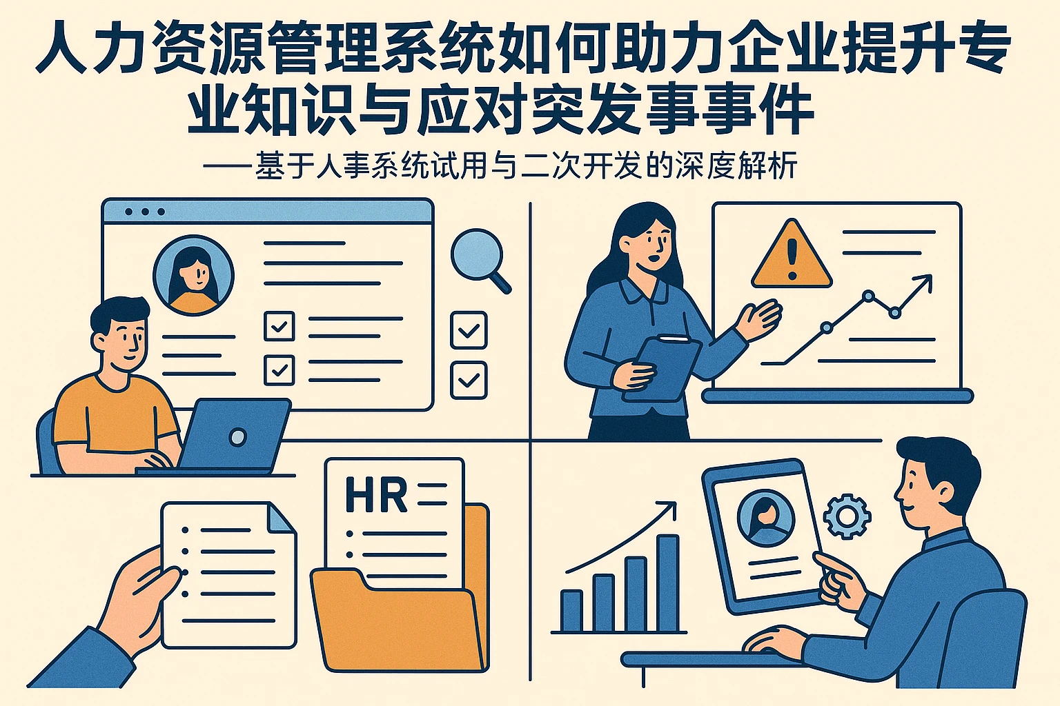 人力资源管理系统如何助力企业提升专业知识与应对突发事件——基于人事系统试用与二次开发的深度解析