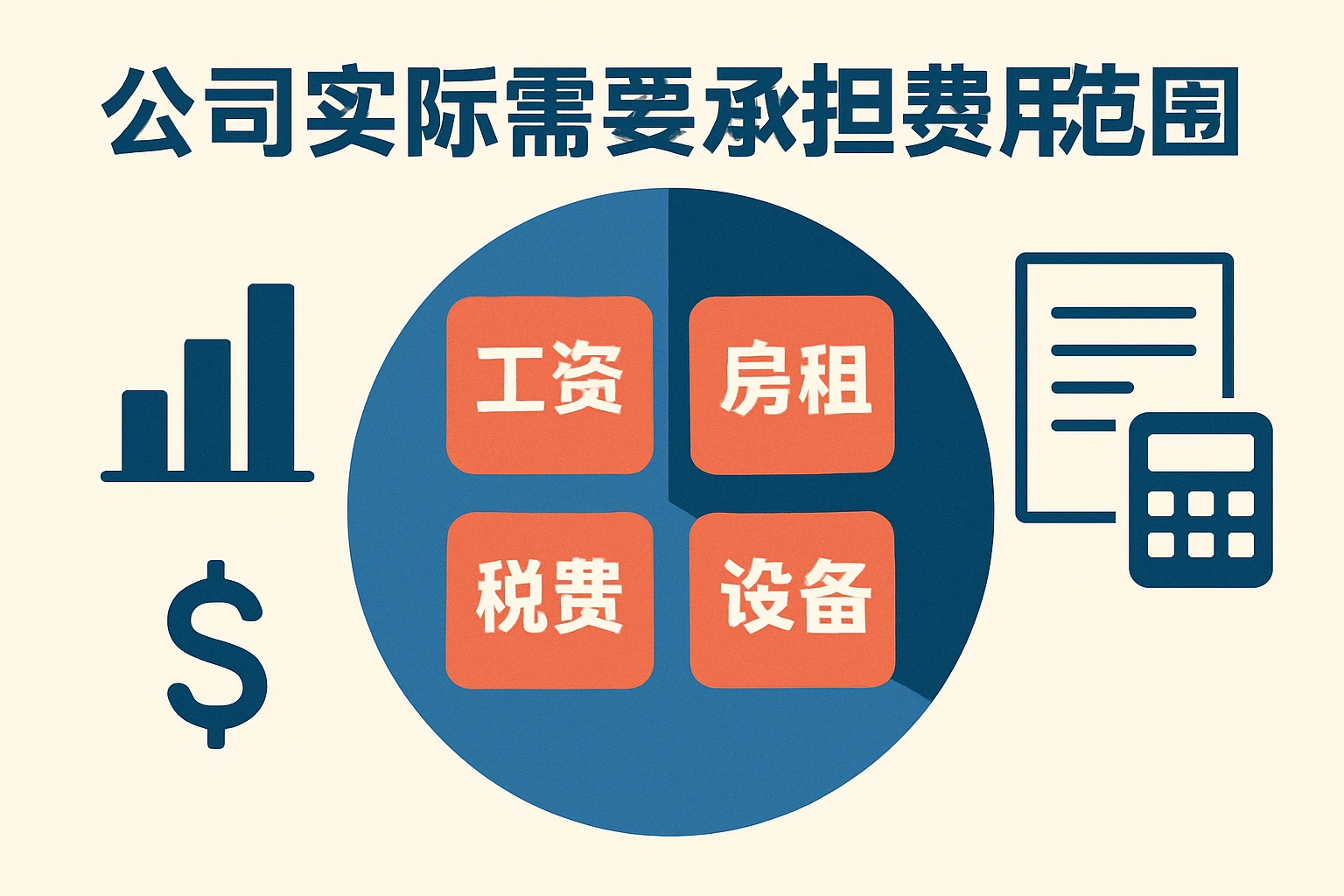 公司实际需要承担的费用范围