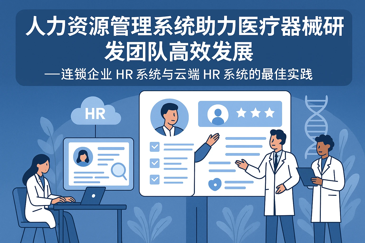 人力资源管理系统助力医疗器械研发团队高效发展——连锁企业HR系统与云端HR系统的最佳实践