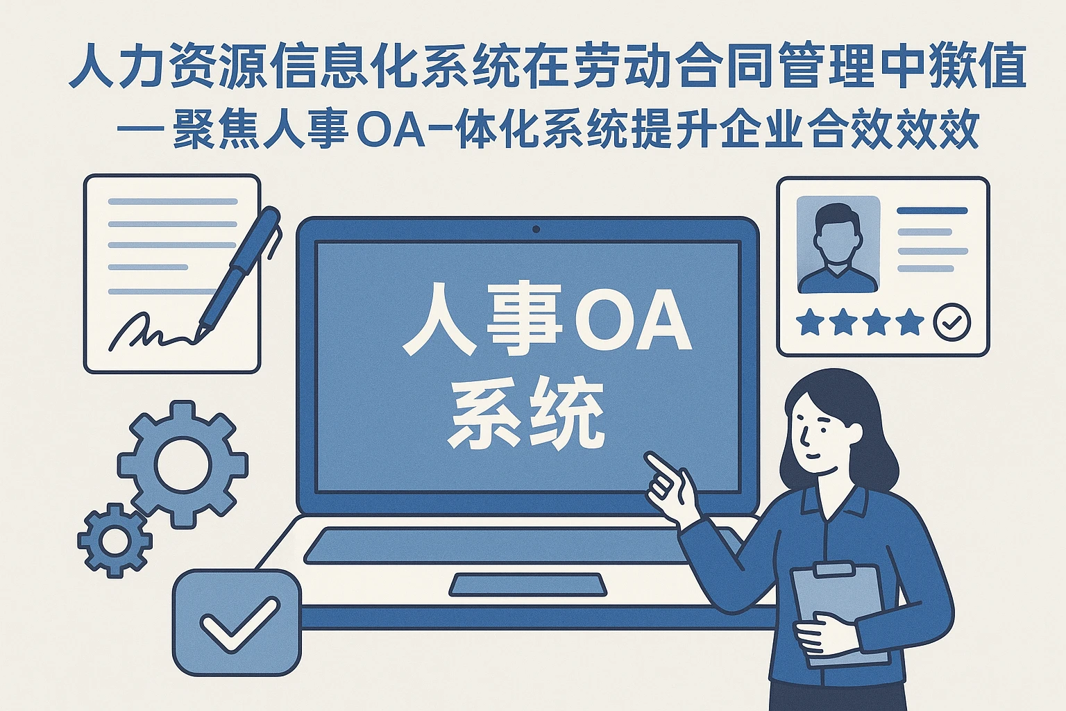 人力资源信息化系统在劳动合同管理与绩效考评中的关键价值——聚焦人事OA一体化系统提升企业合规与效率