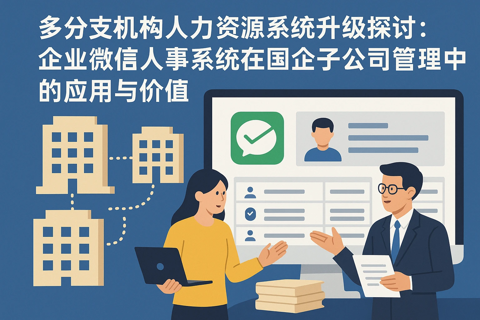 多分支机构人力资源系统升级探讨：企业微信人事系统在国企子公司管理中的应用与价值