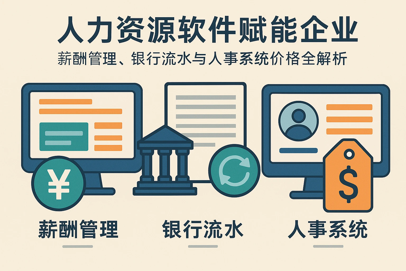 人力资源软件赋能企业：薪酬管理、银行流水与人事系统价格全解析