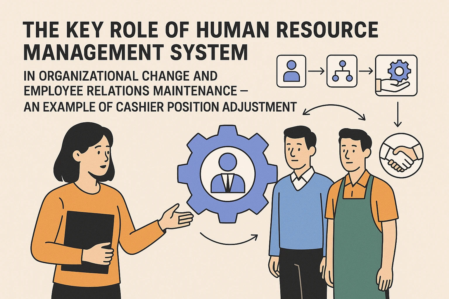 人力资源管理系统在组织变革与员工关系维护中的关键作用——以出纳岗位调整为例