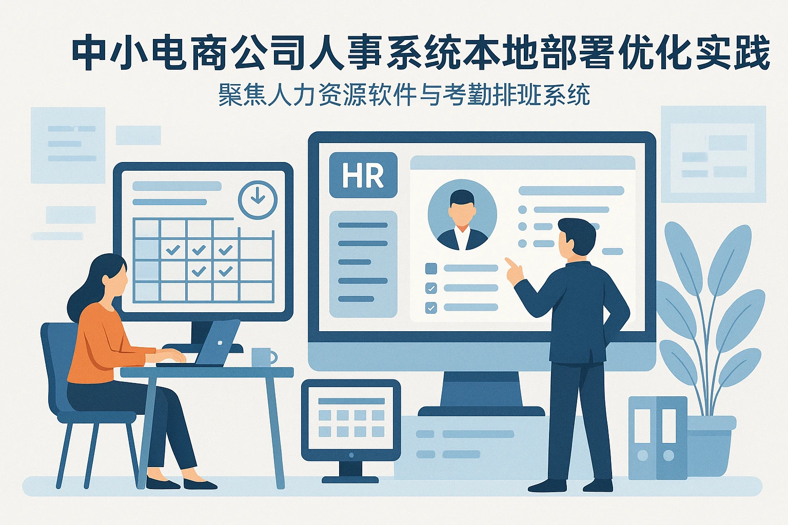 中小电商公司人事系统本地部署优化实践：聚焦人力资源软件与考勤排班系统