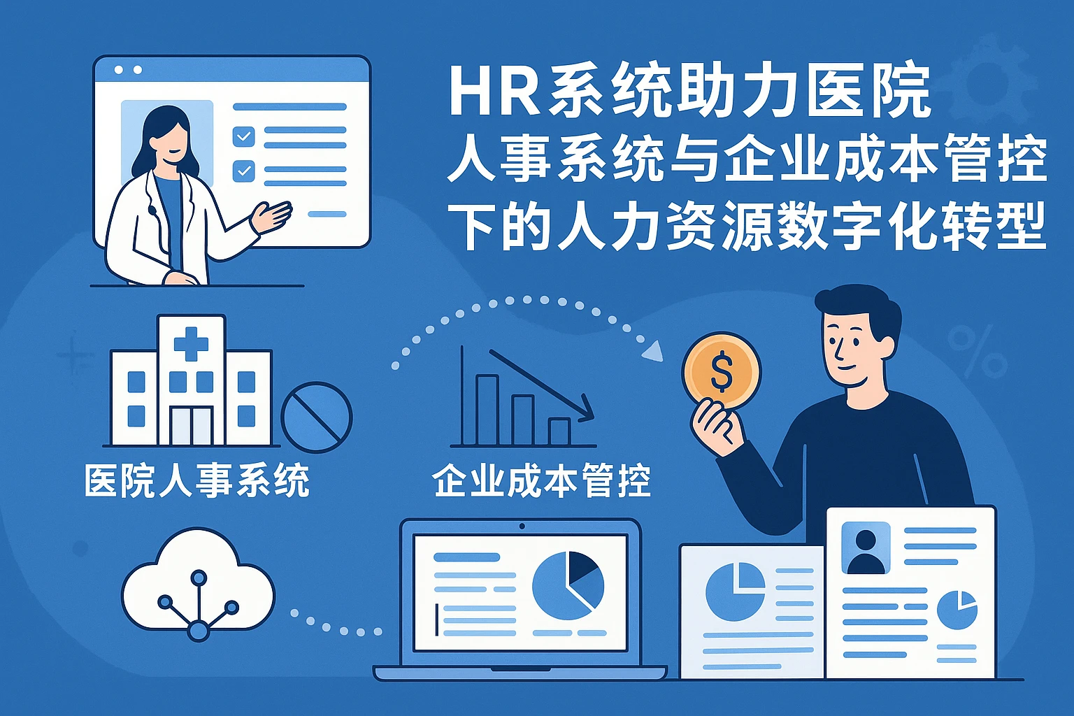 HR系统助力医院人事系统与企业成本管控下的人力资源数字化转型