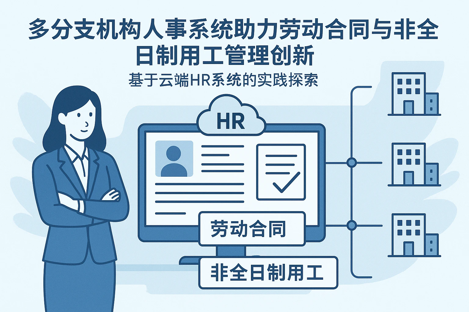 多分支机构人事系统助力劳动合同与非全日制用工管理创新——基于云端HR系统的实践探索