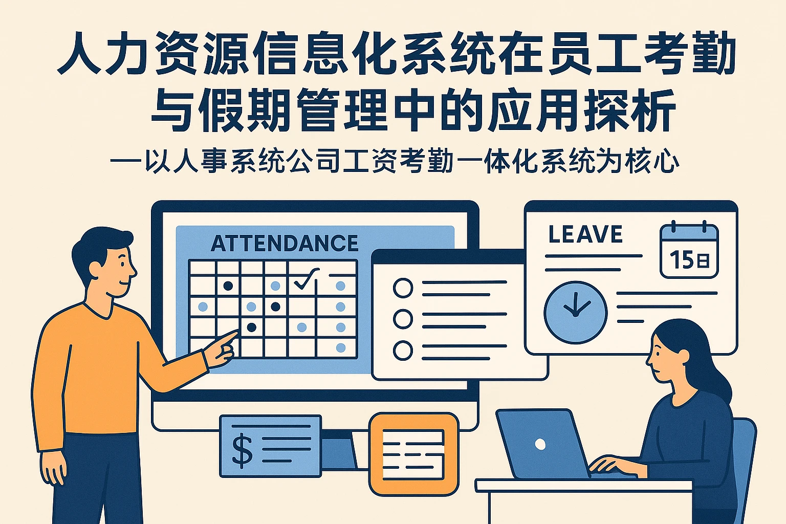 人力资源信息化系统在员工考勤与假期管理中的应用探析——以人事系统公司工资考勤一体化系统为核心