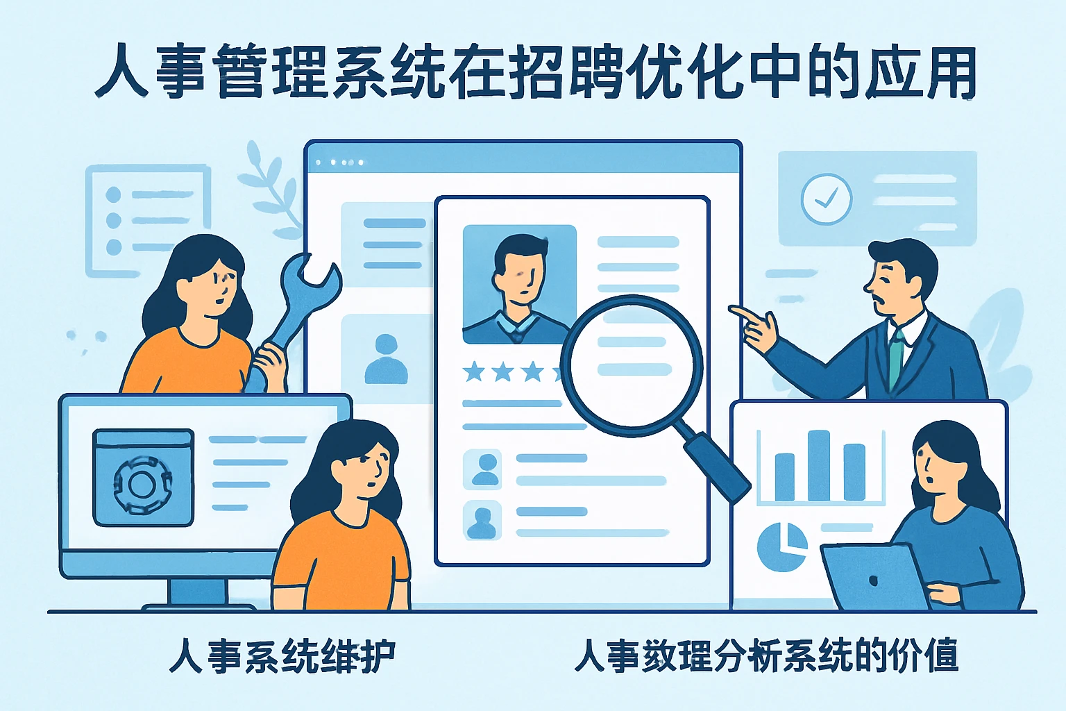 人事管理系统在招聘优化中的应用与人事系统维护、人事数据分析系统的价值