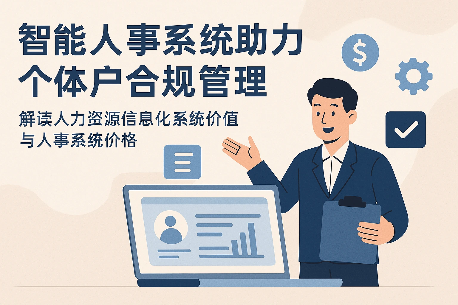智能人事系统助力个体户合规管理——解读人力资源信息化系统价值与人事系统价格