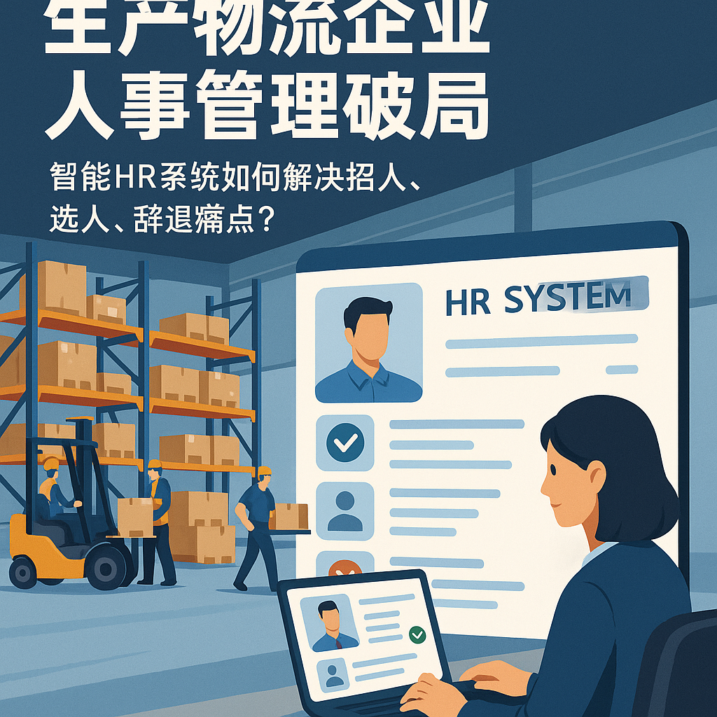 生产物流企业人事管理破局：智能HR系统如何解决招人选人辞退痛点？