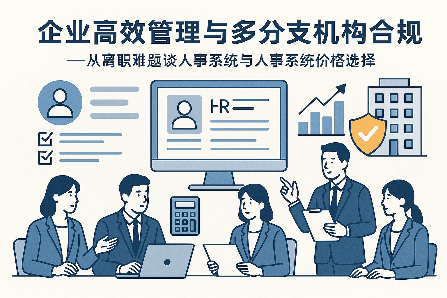 企业高效管理与多分支机构合规——从离职难题谈人事系统与人事系统价格选择